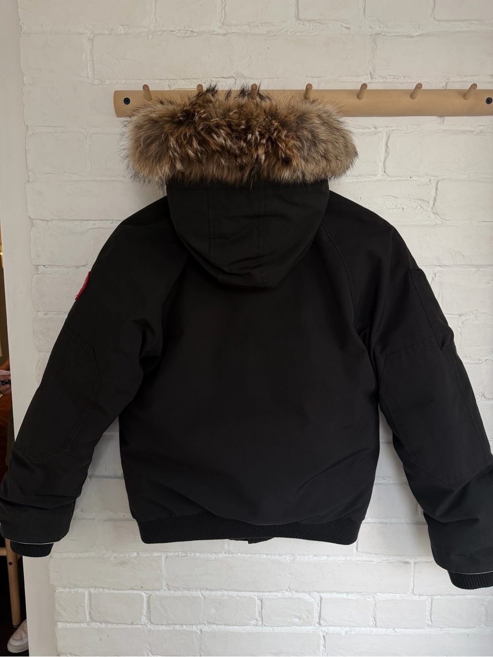 Canada Goose Rundle Bomber Youth Kids Hooded Puffer Jacket - Picture 3 of 6